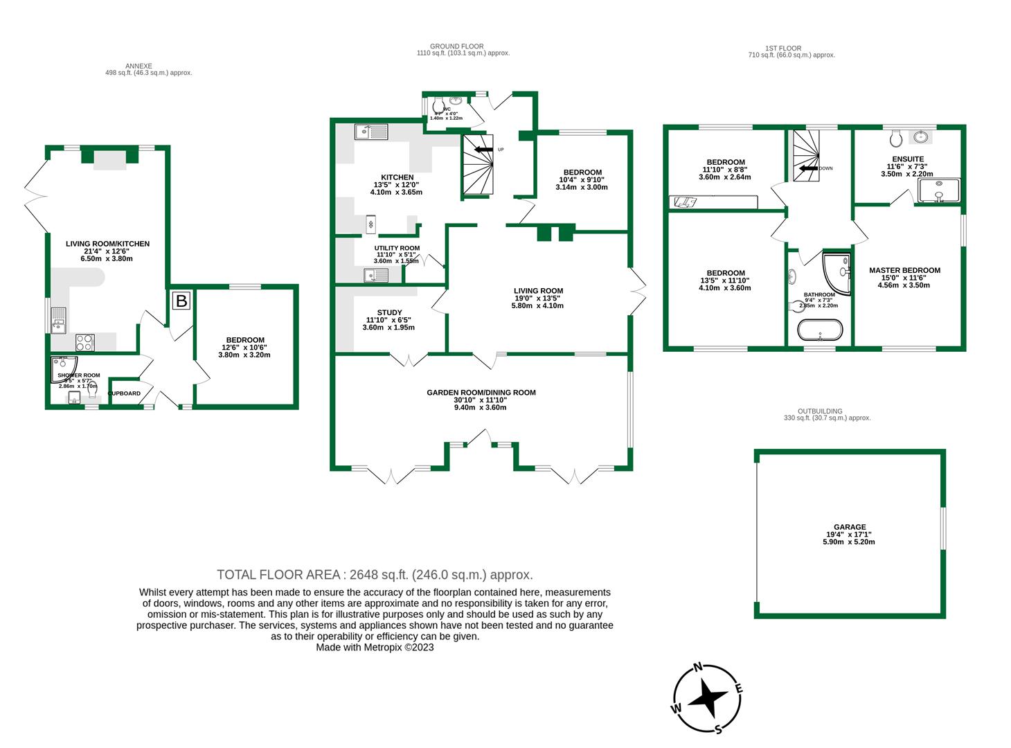 Floorplans For Sandford Lane, Hurst, Reading, Berkshire, RG10