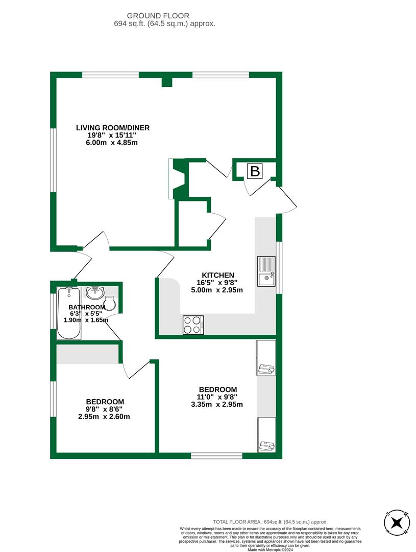 Floorplans For Nine Mile Ride, Finchampstead, Wokingham, RG40