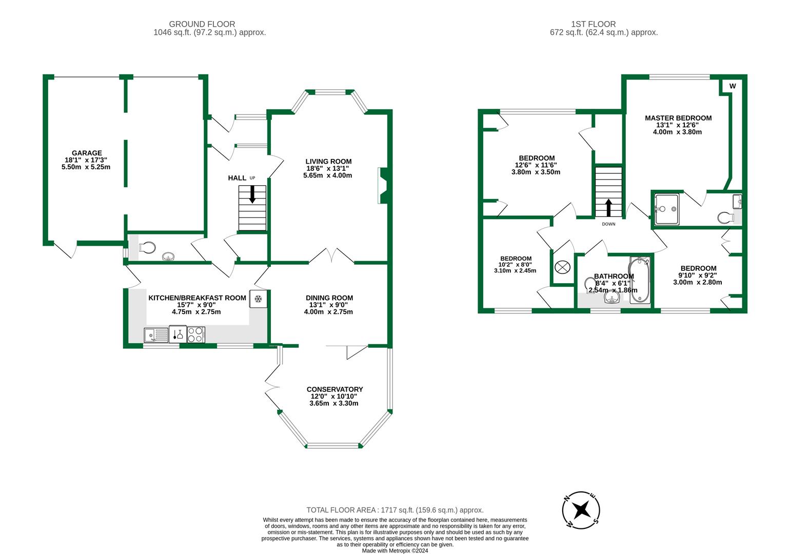 Floorplans For Gingells Farm Road, Charvil, Reading, Berkshire, RG10