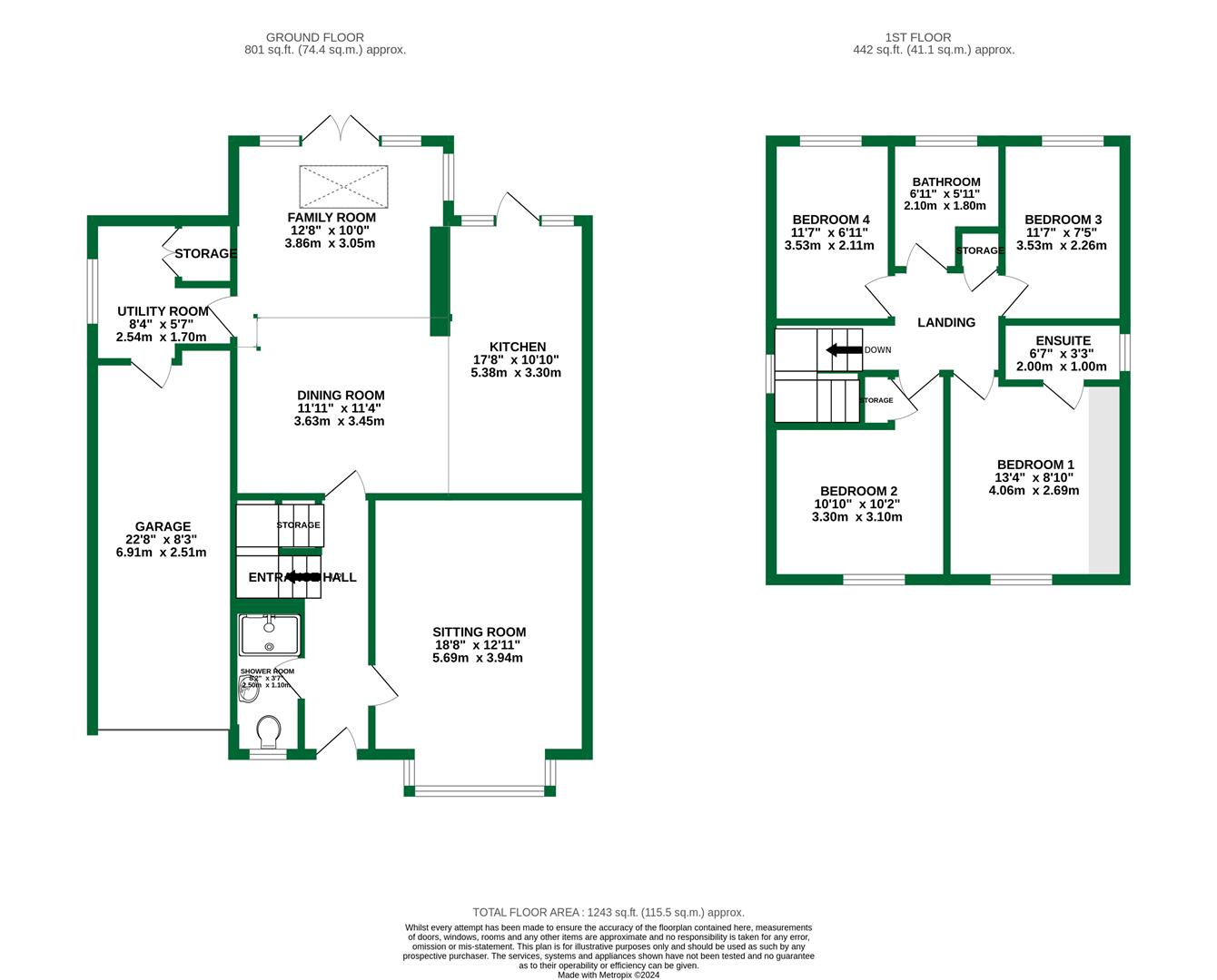 Floorplans For Butchers Lane, White Waltham, Maidenhead, SL6