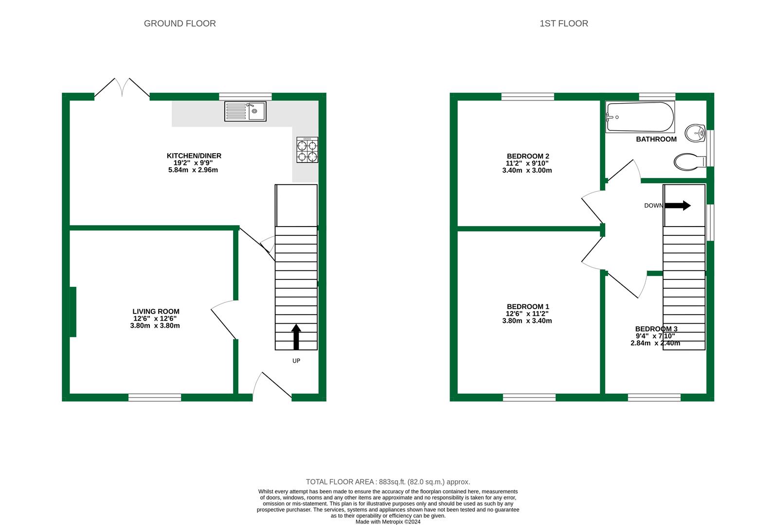 Floorplans For Springfield Park, Twyford, Reading, Berkshire, RG10