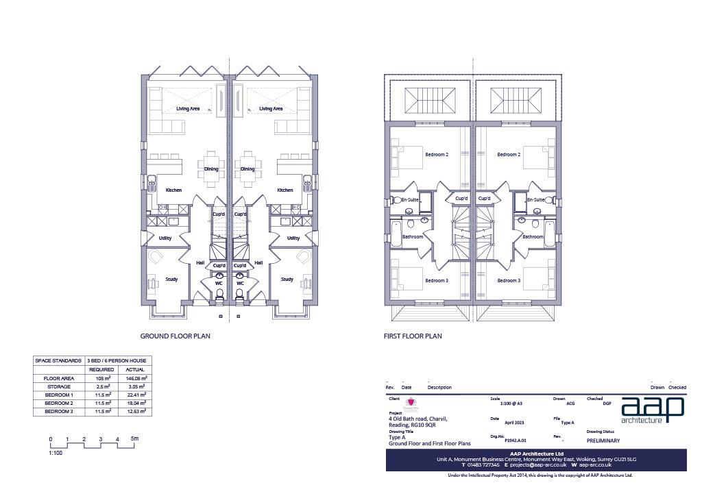 Floorplans For Old Bath Road, Charvil, Reading, Berkshire, RG10